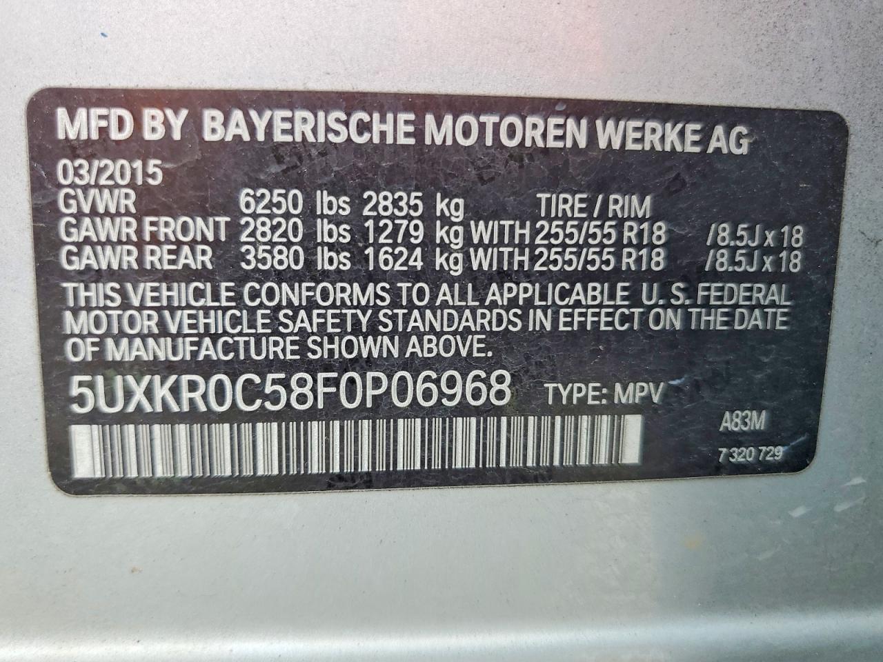 2015 BMW X5 xDrive35I - zdjęcie 13