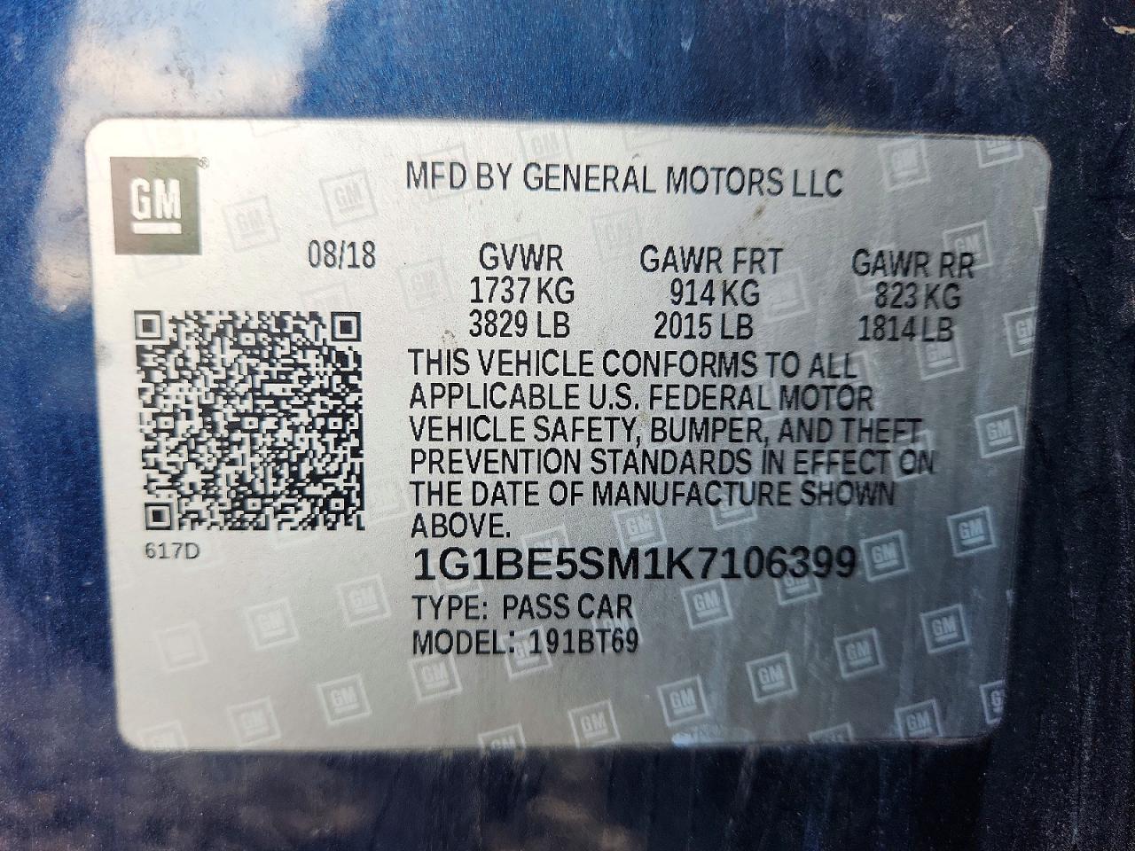 2019 Chevrolet Cruze Lt - zdjęcie 12
