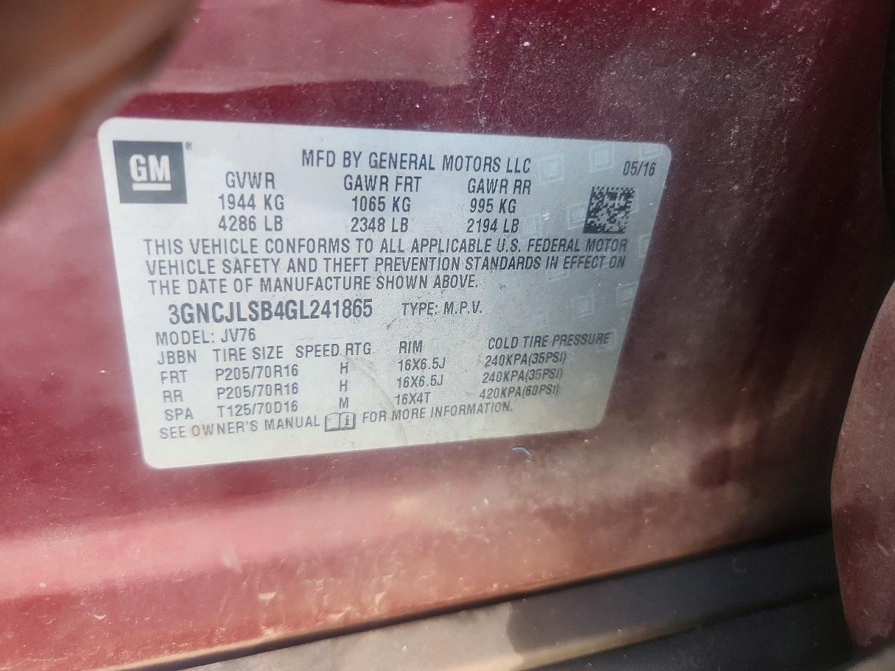 2016 Chevrolet Trax 1Lt - zdjęcie 13