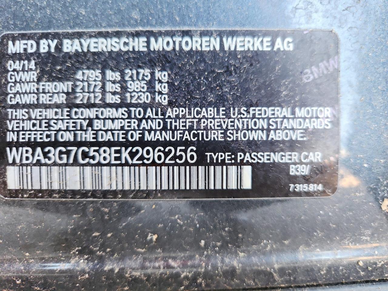 2014 BMW 328 Xi - zdjęcie 12