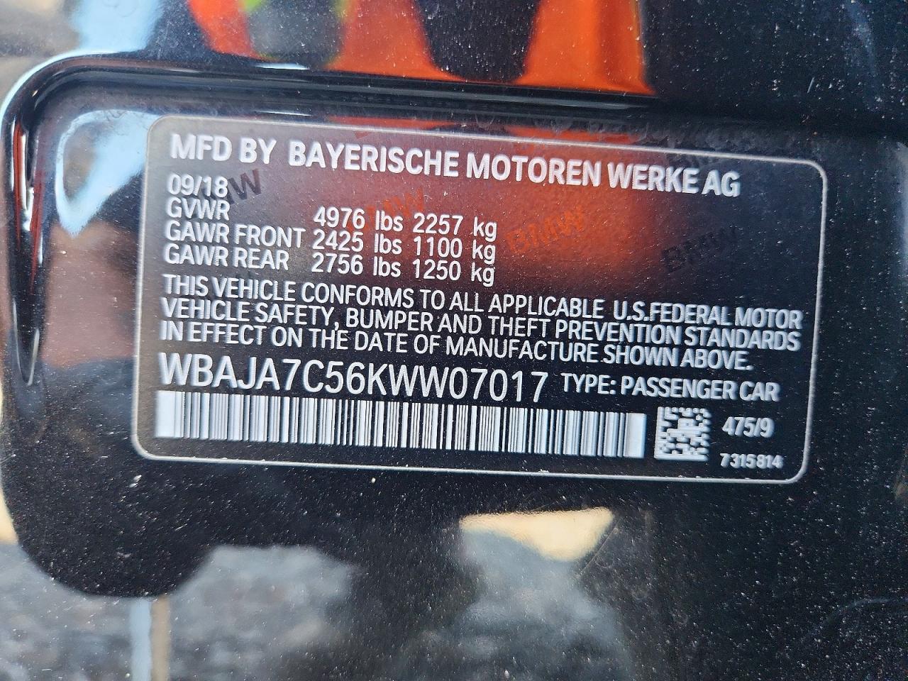 2019 BMW Seria 5 530i - zdjęcie 12
