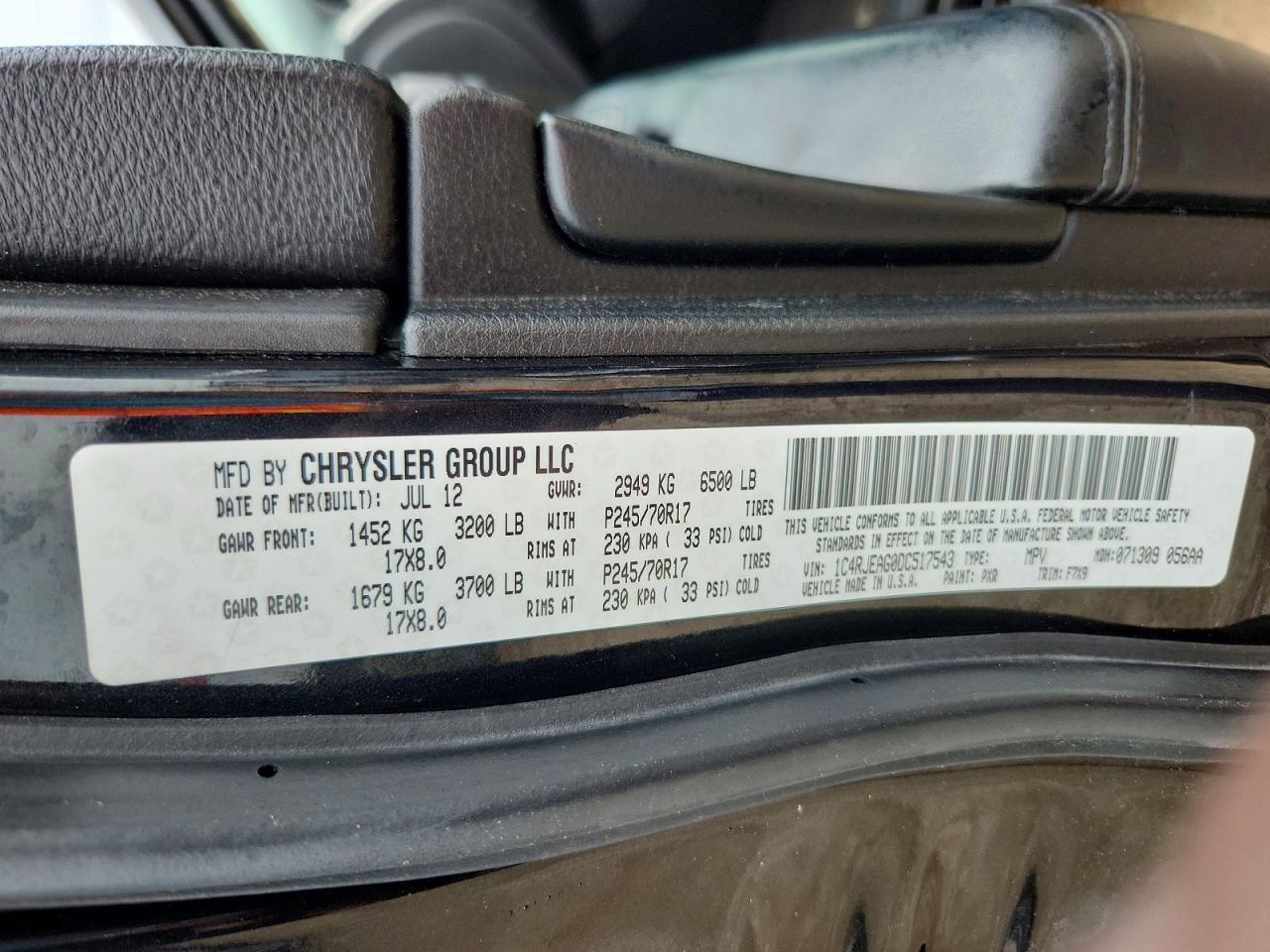 2013 Jeep Grand Cherokee Laredo - zdjęcie 14