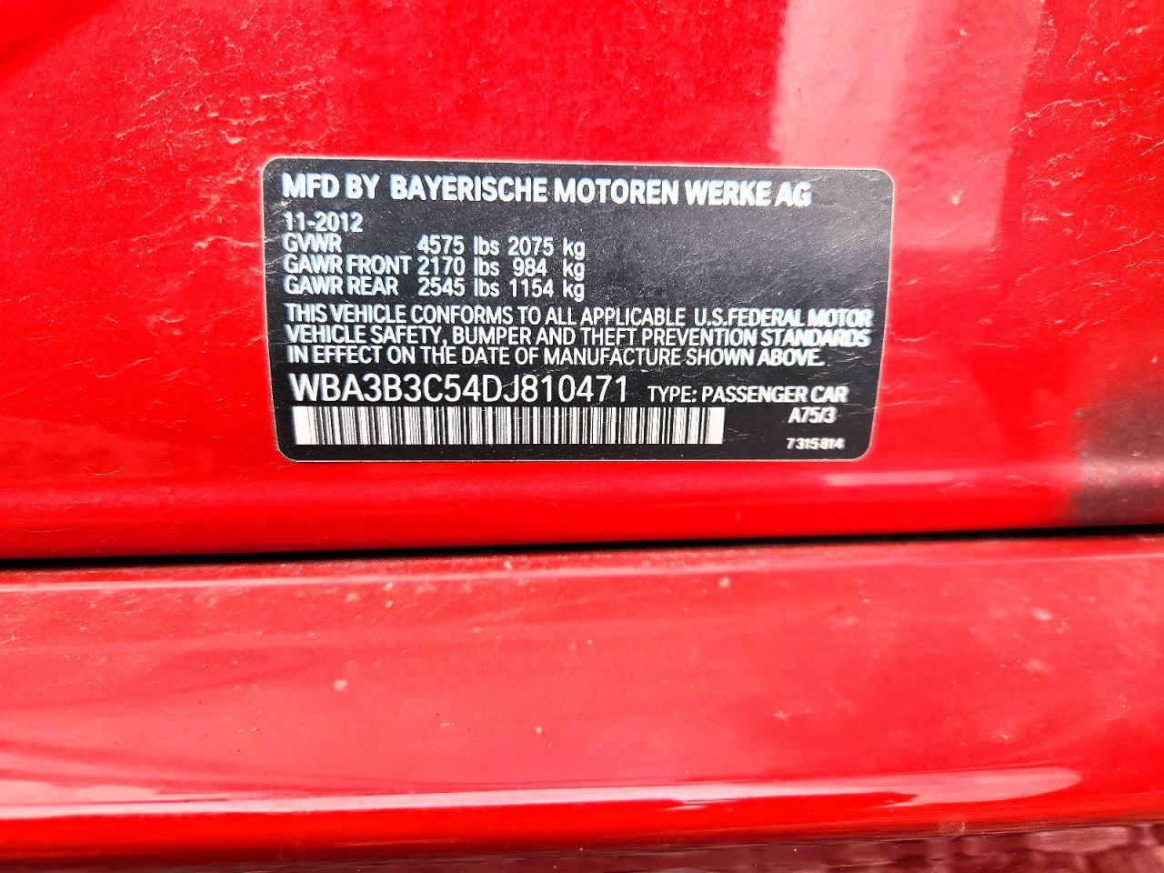 2013 BMW Seria 3 328i - zdjęcie 12