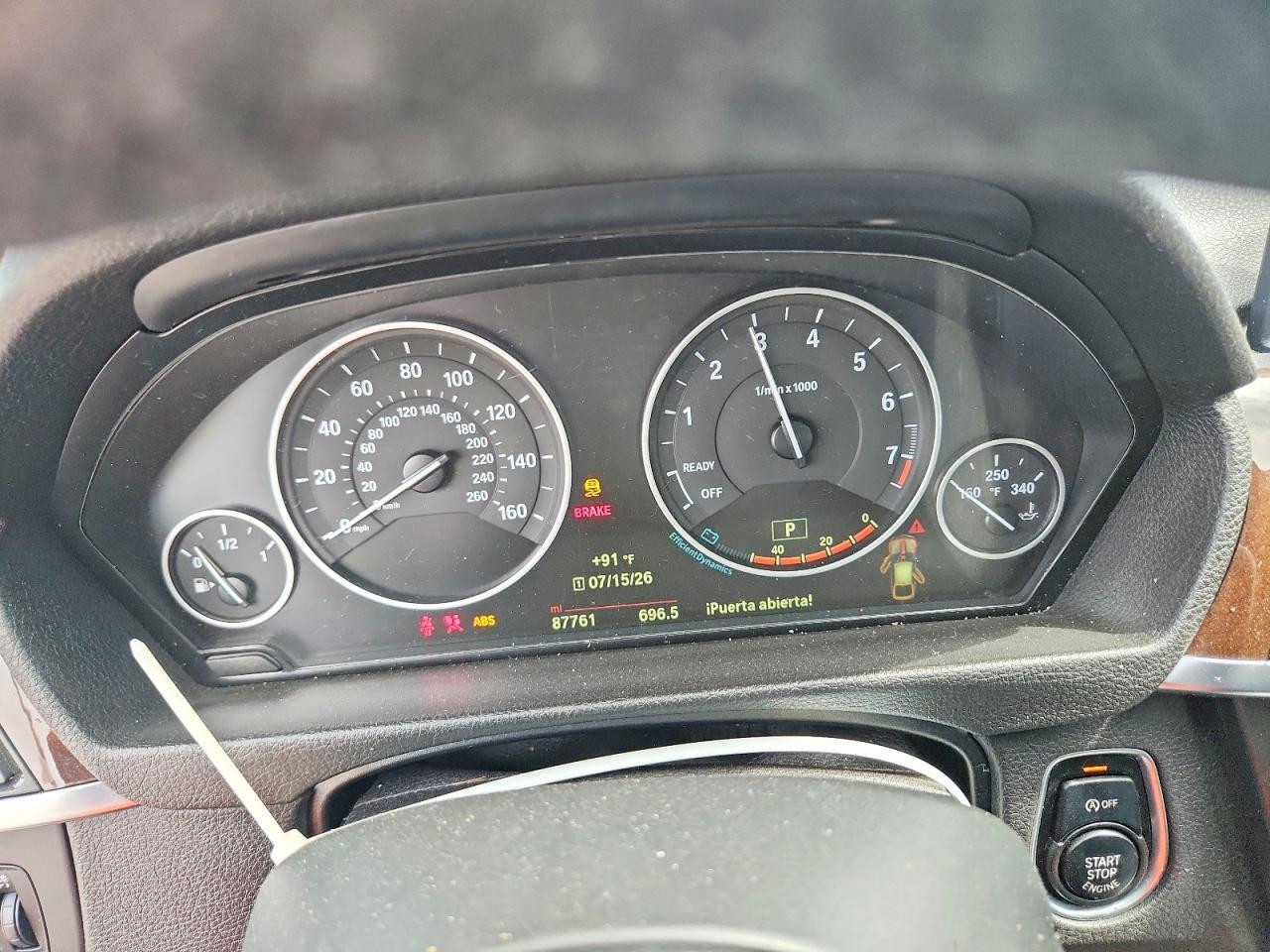 2015 BMW Seria 3 328i - zdjęcie 9