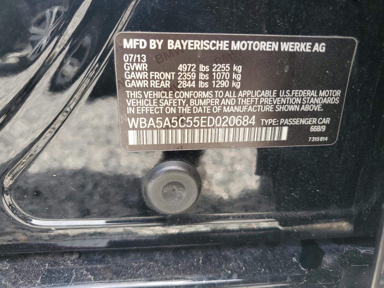 2014 BMW 528 I - zdjęcie 12