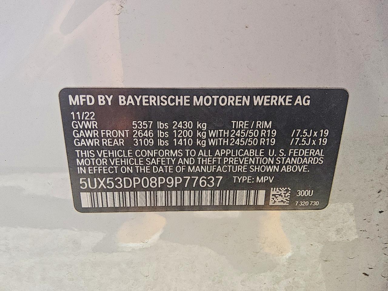 2023 BMW X3 xDrive30I - zdjęcie 13
