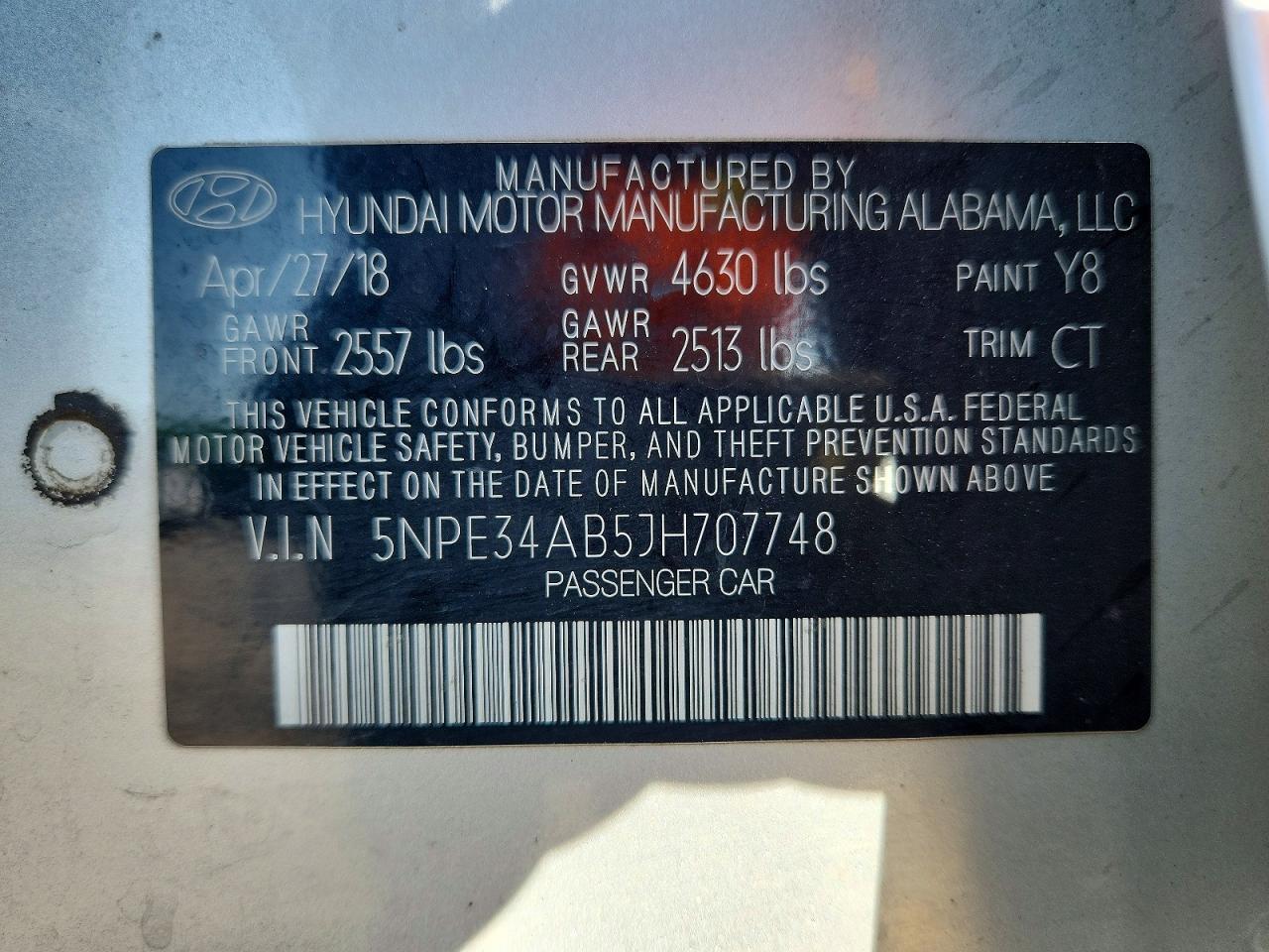 2018 Hyundai Sonata Limited 2.0T+ - zdjęcie 13