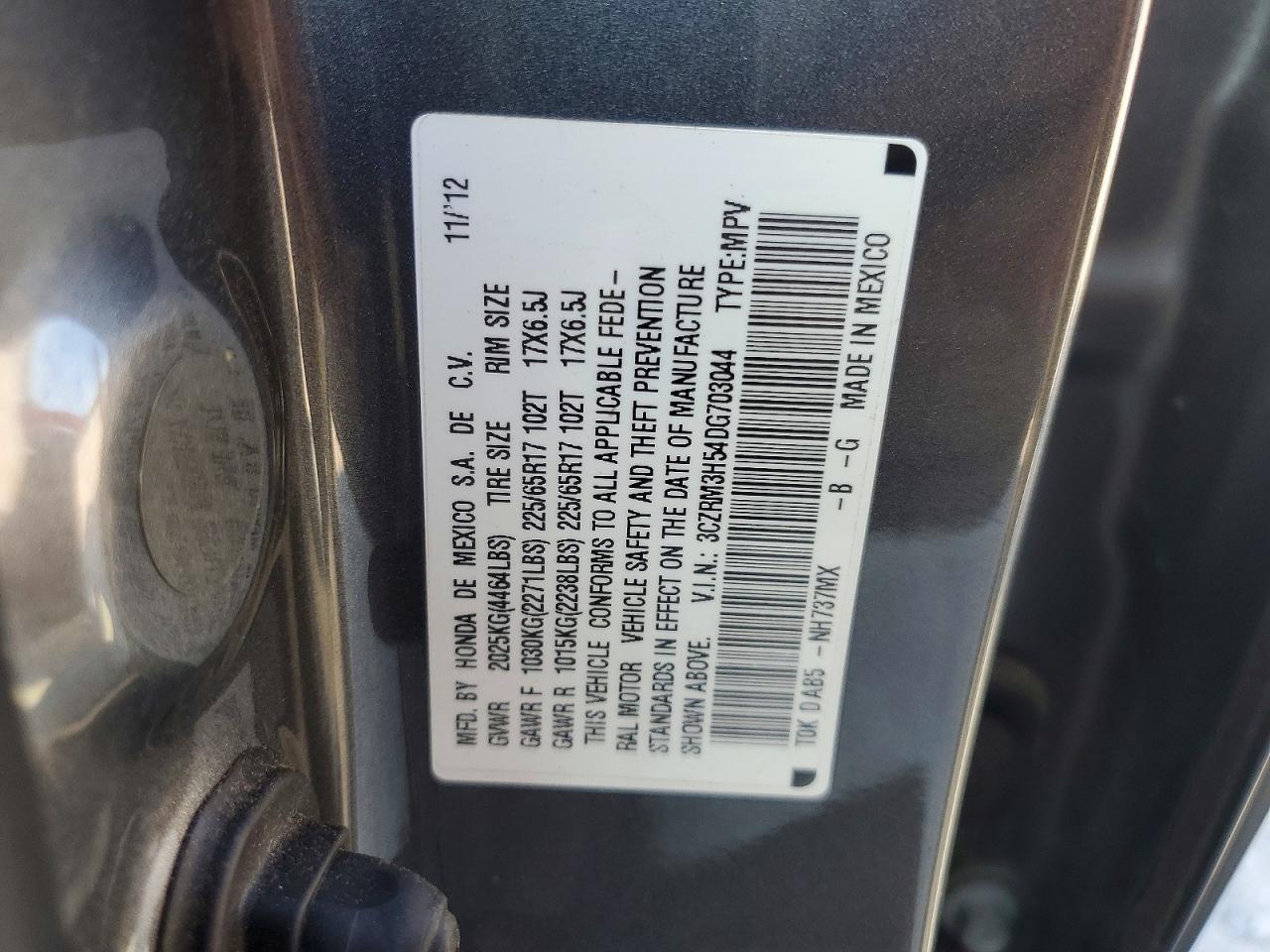 2013 Honda Cr-V Ex - zdjęcie 13