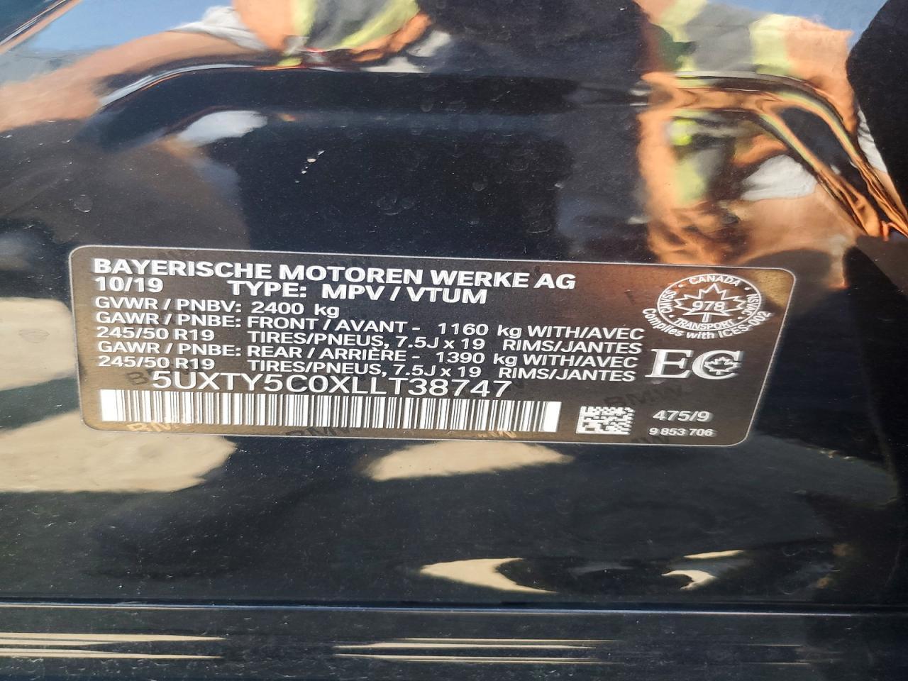 2020 BMW X3 xDrive30I - zdjęcie 13