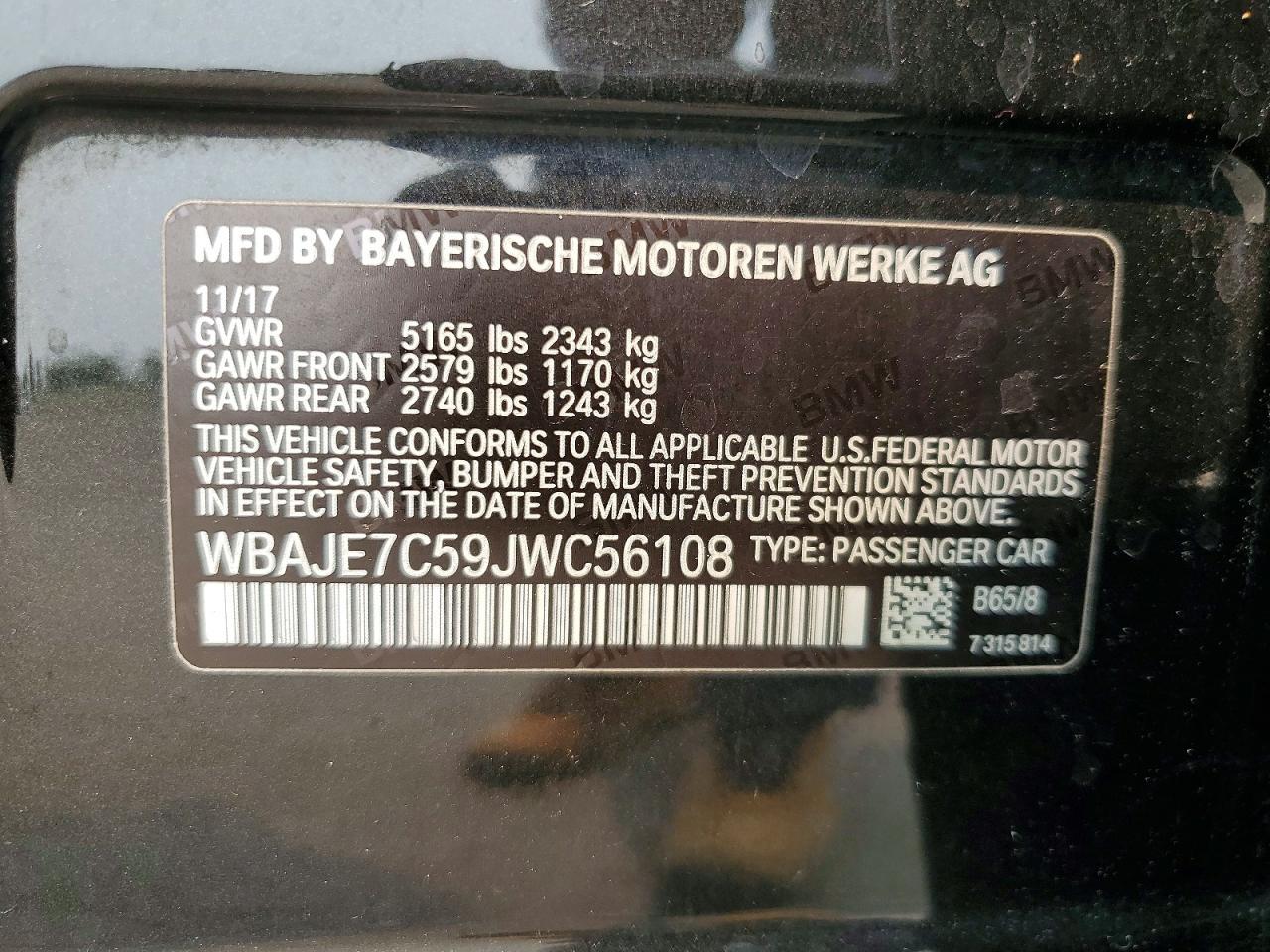 2018 BMW Seria 5 540i - zdjęcie 12