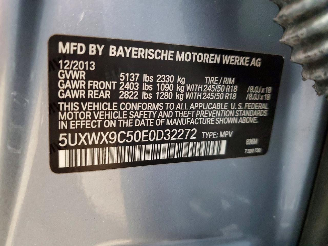 2014 BMW X3 xDrive28I - zdjęcie 13