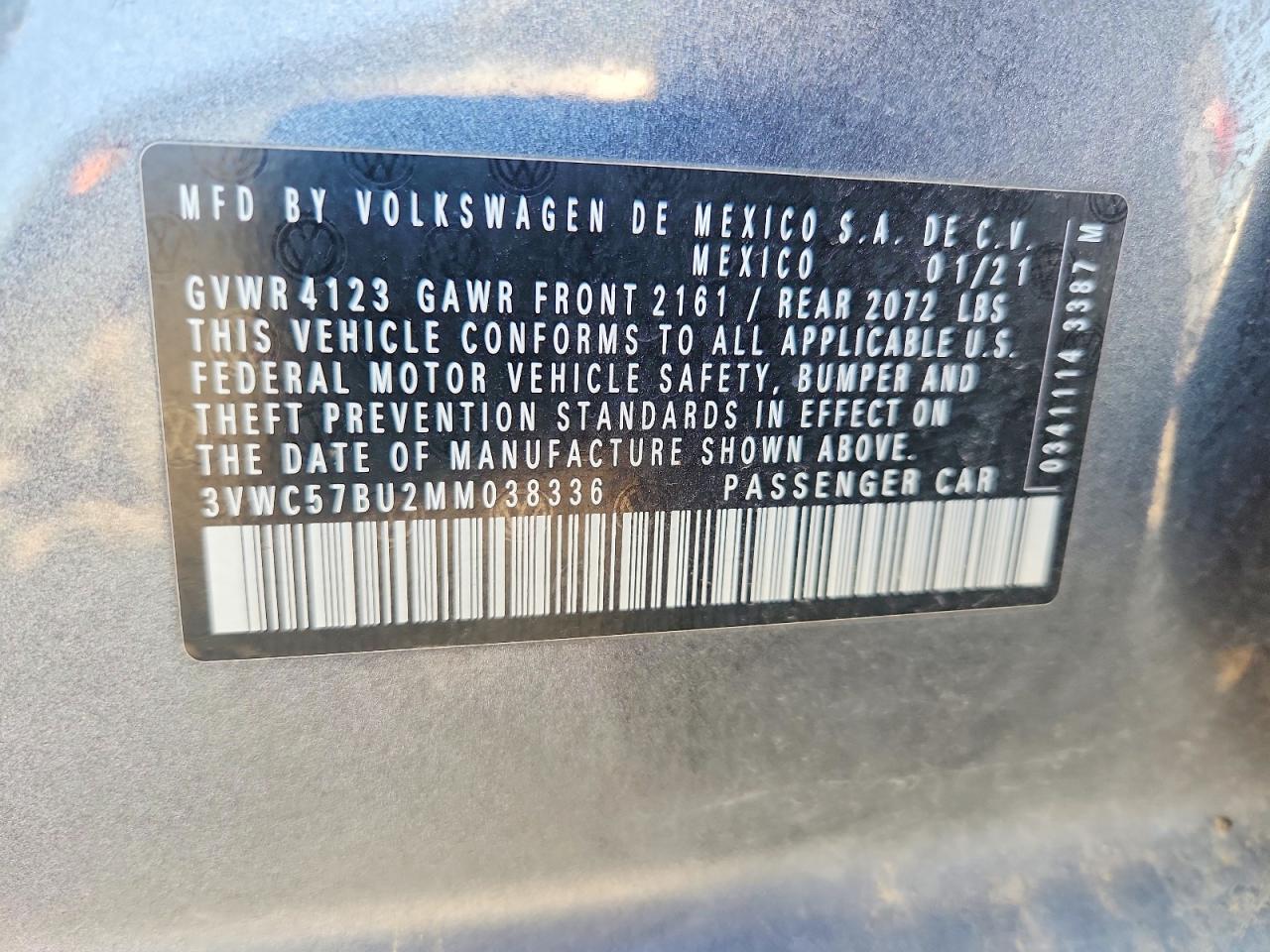 2021 Volkswagen Jetta S - zdjęcie 12