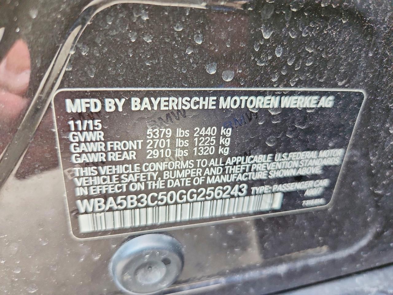 2016 BMW Seria 5 535i - zdjęcie 12