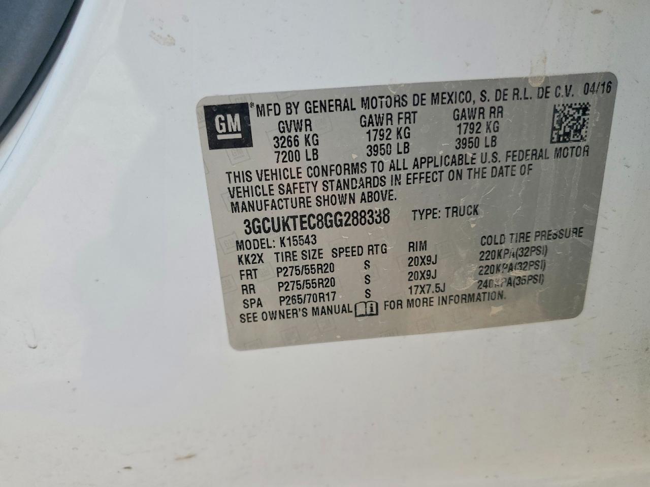 2016 Chevrolet Silverado K1500 High Country - zdjęcie 12