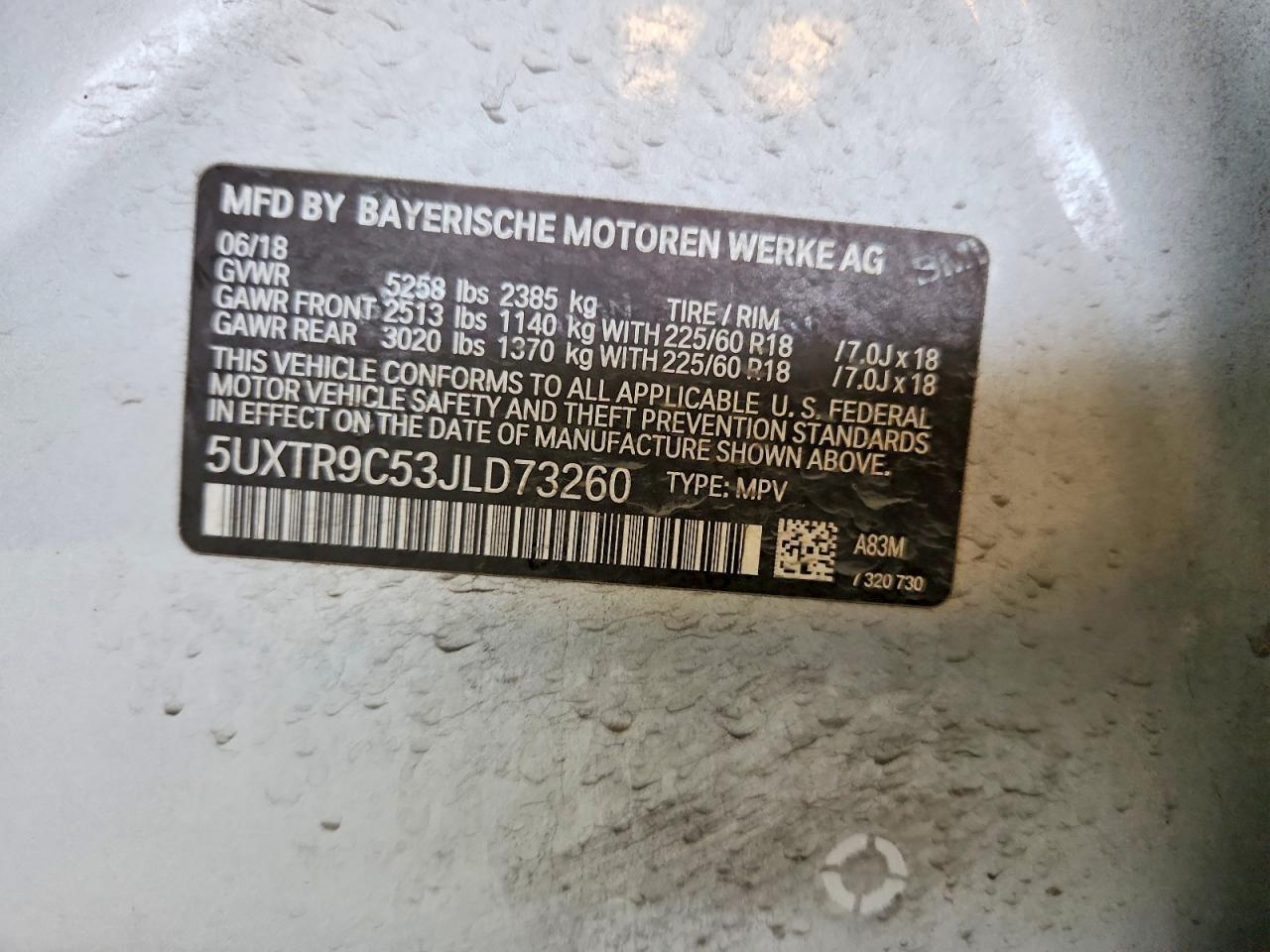 2018 BMW X3 xDrive30I - zdjęcie 13