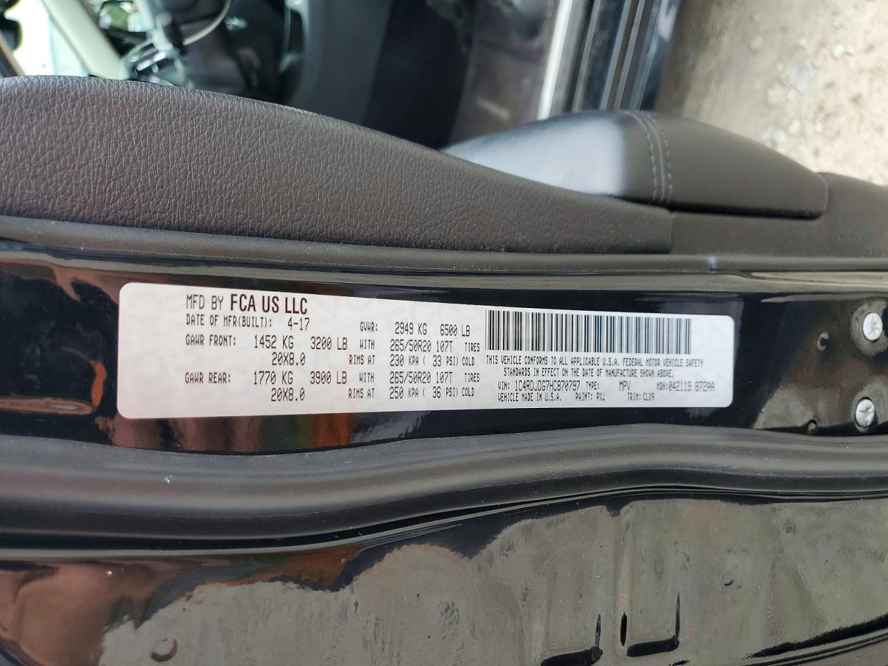 2017 Dodge Durango Gt - zdjęcie 14