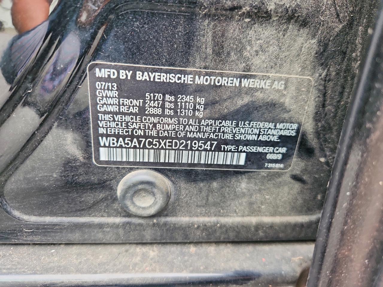 2014 BMW 528 Xi - zdjęcie 12
