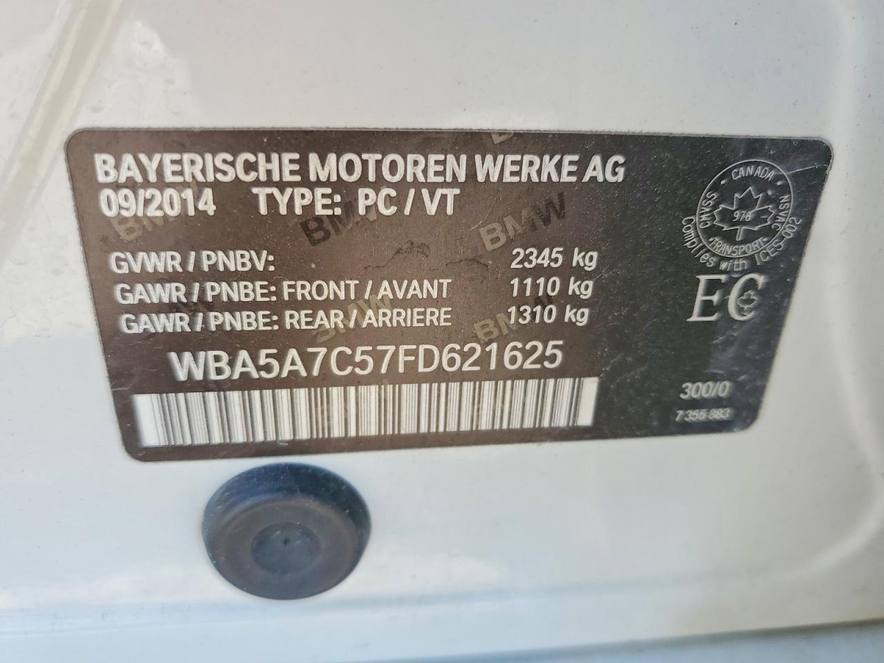 2015 BMW Seria 5 528i - zdjęcie 12