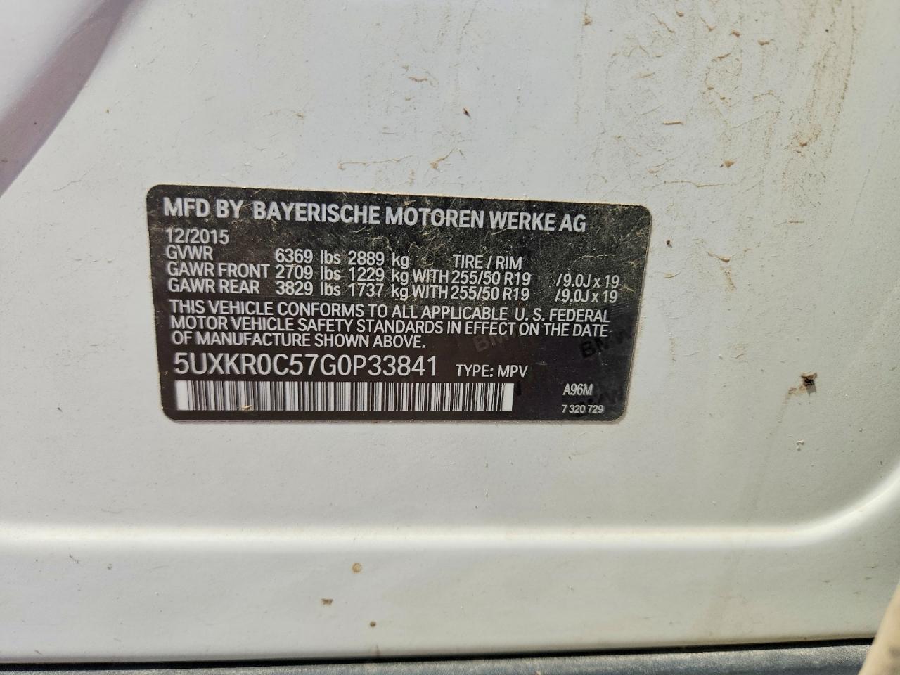 2016 BMW X5 xDrive35I - zdjęcie 12