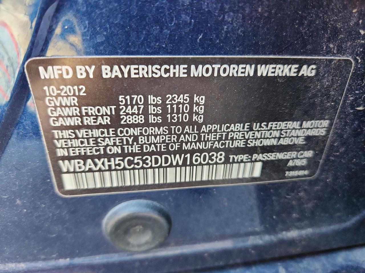 2013 BMW 528 Xi - zdjęcie 12