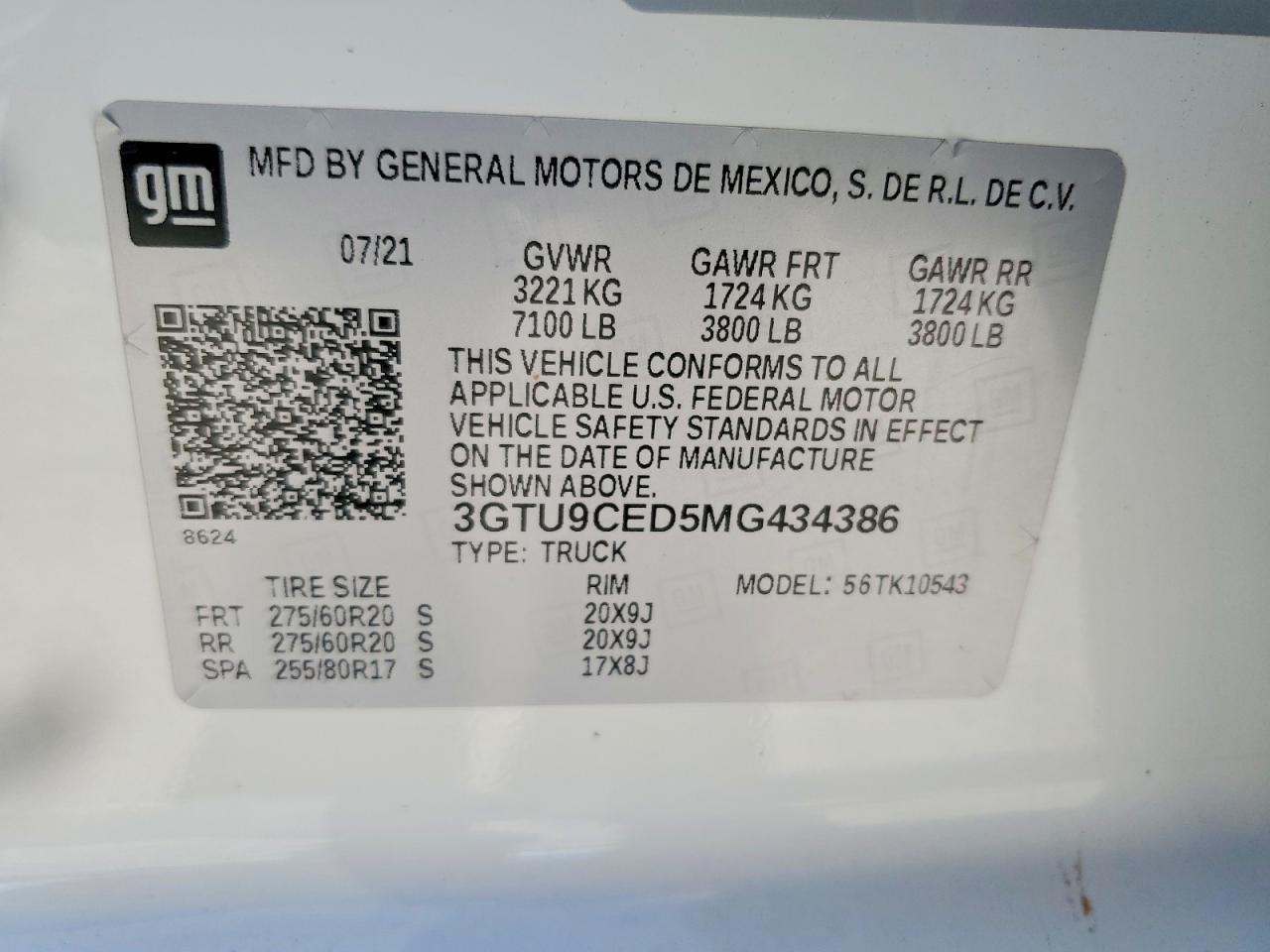 2021 GMC Sierra K1500 Elevation - zdjęcie 12