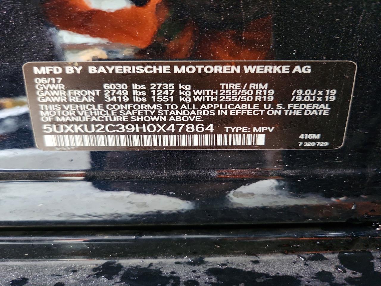 2017 BMW X6 xDrive35I - zdjęcie 13