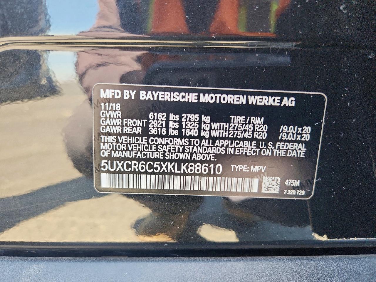 2019 BMW X5 xDrive40I - zdjęcie 13
