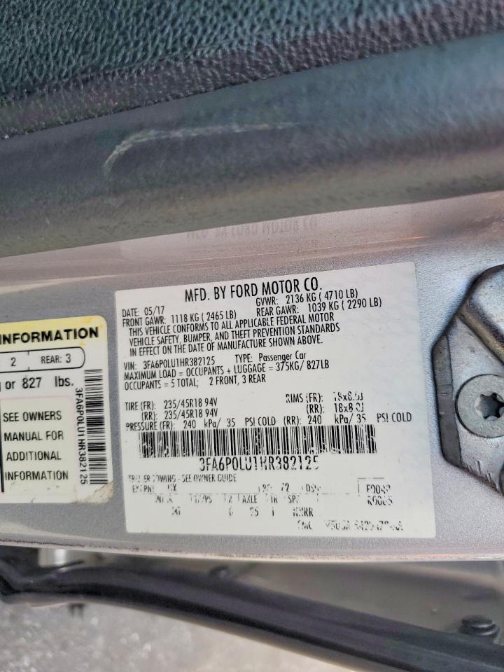 2017 Ford Fusion Se Hybrid - zdjęcie 13