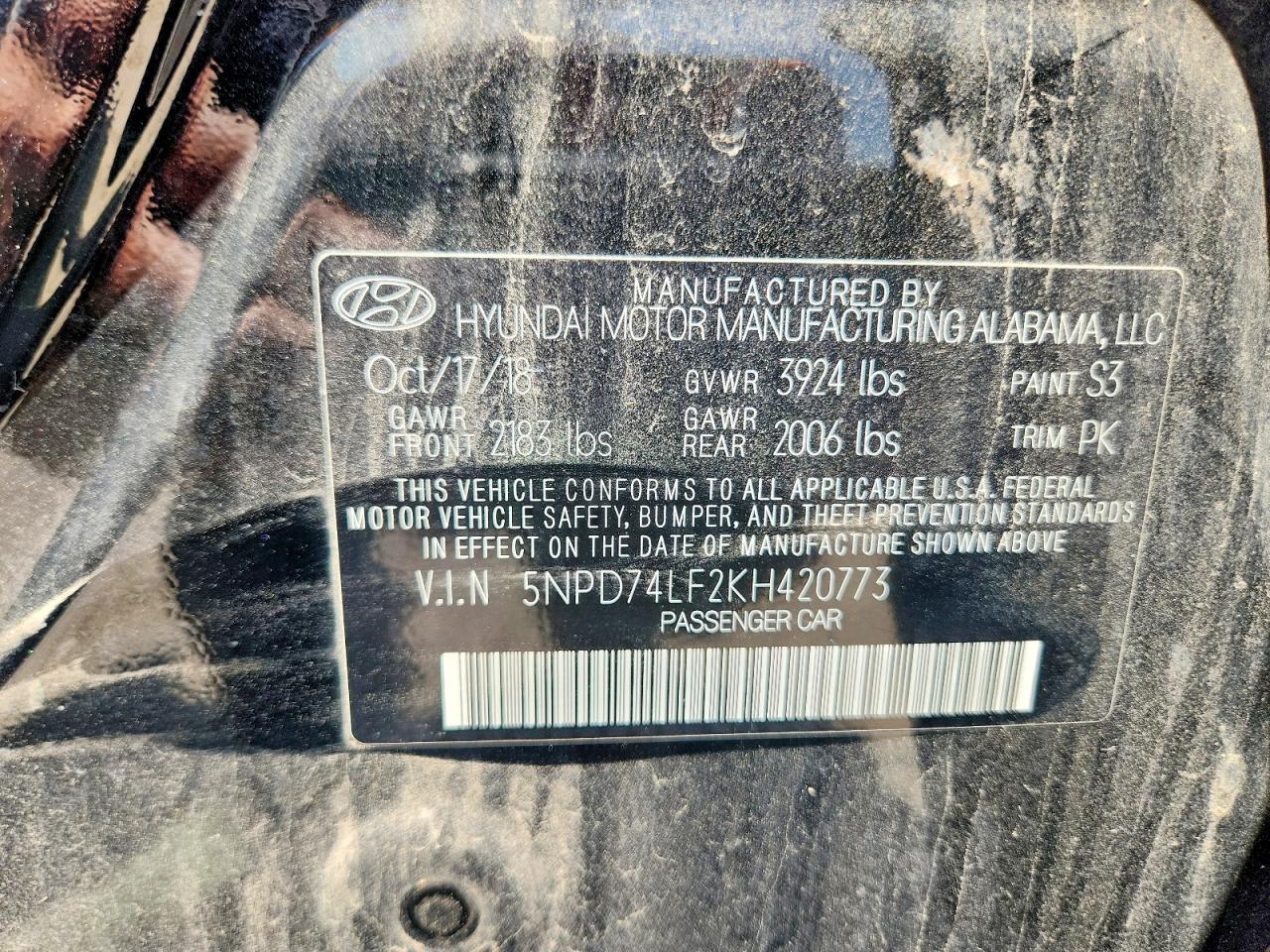 2019 Hyundai Elantra Se - zdjęcie 12
