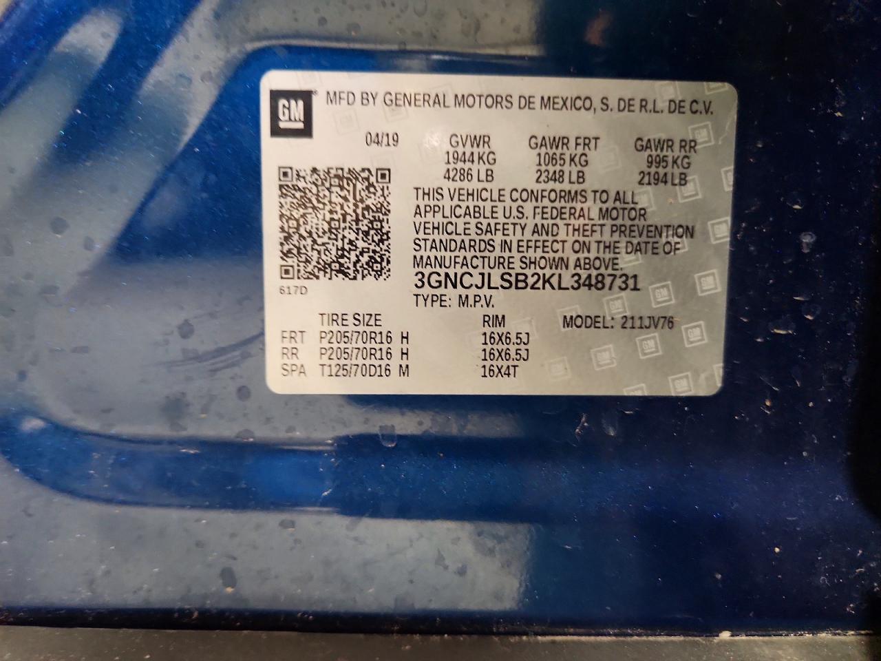 2019 Chevrolet Trax 1Lt - zdjęcie 13