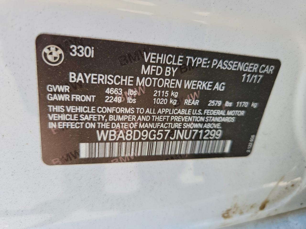 2018 BMW Seria 3 330i - zdjęcie 12