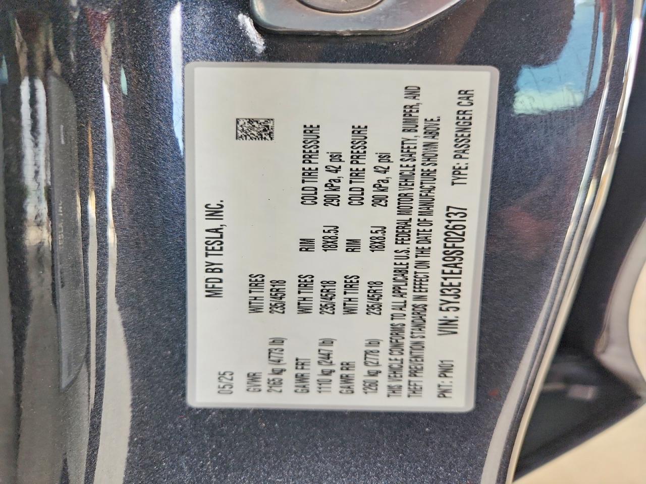 2025 Tesla Model 3 - zdjęcie 12