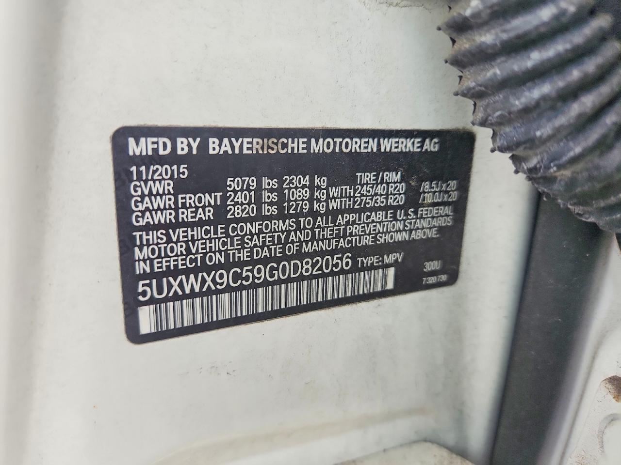 2016 BMW X3 xDrive28I - zdjęcie 13