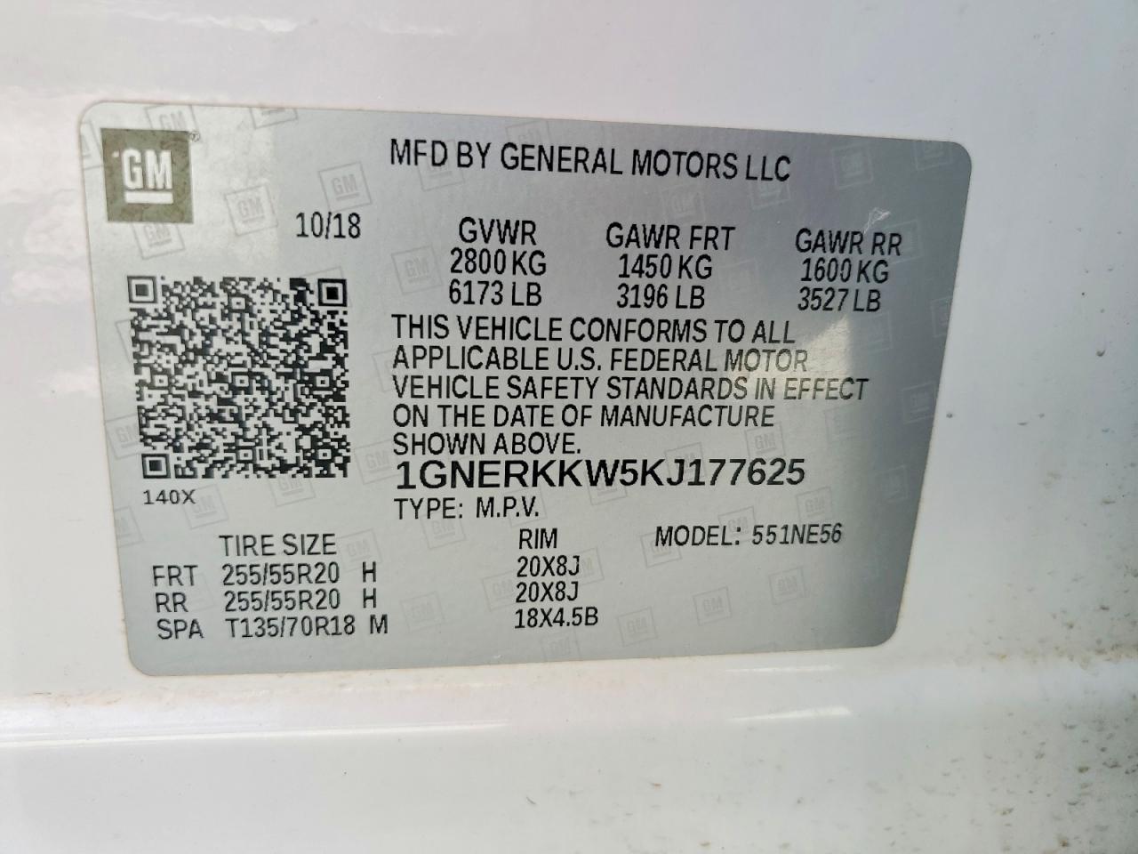 2019 Chevrolet Traverse Premier - zdjęcie 13