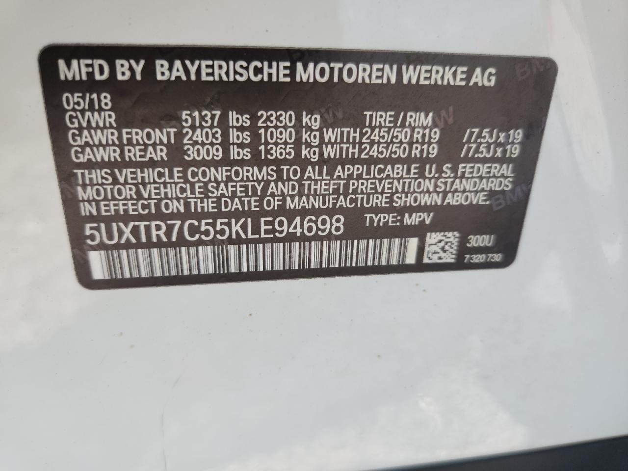 2019 BMW X3 Sdrive30I - zdjęcie 14