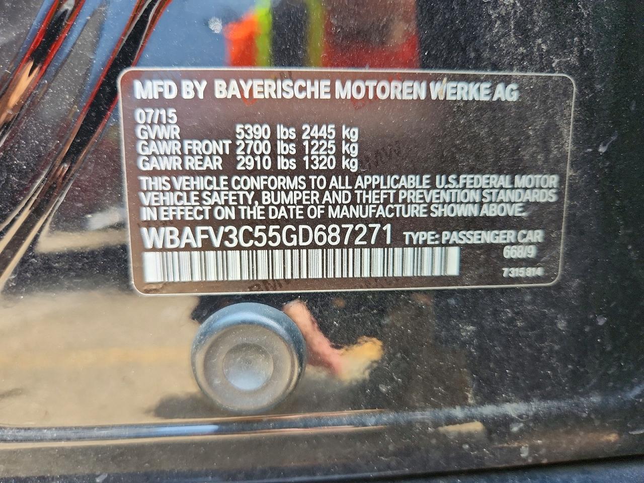2016 BMW 535 D xDrive - zdjęcie 12