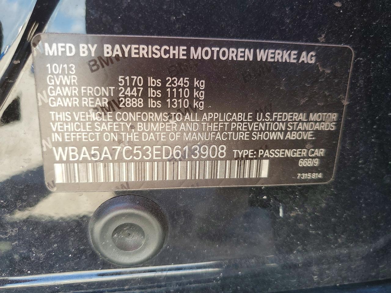 2014 BMW Seria 5 528i - zdjęcie 13