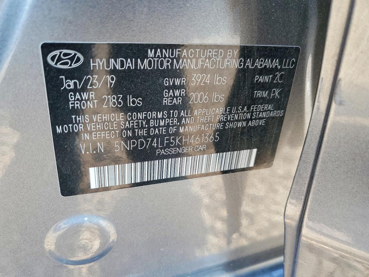 2019 Hyundai Elantra Se - zdjęcie 12