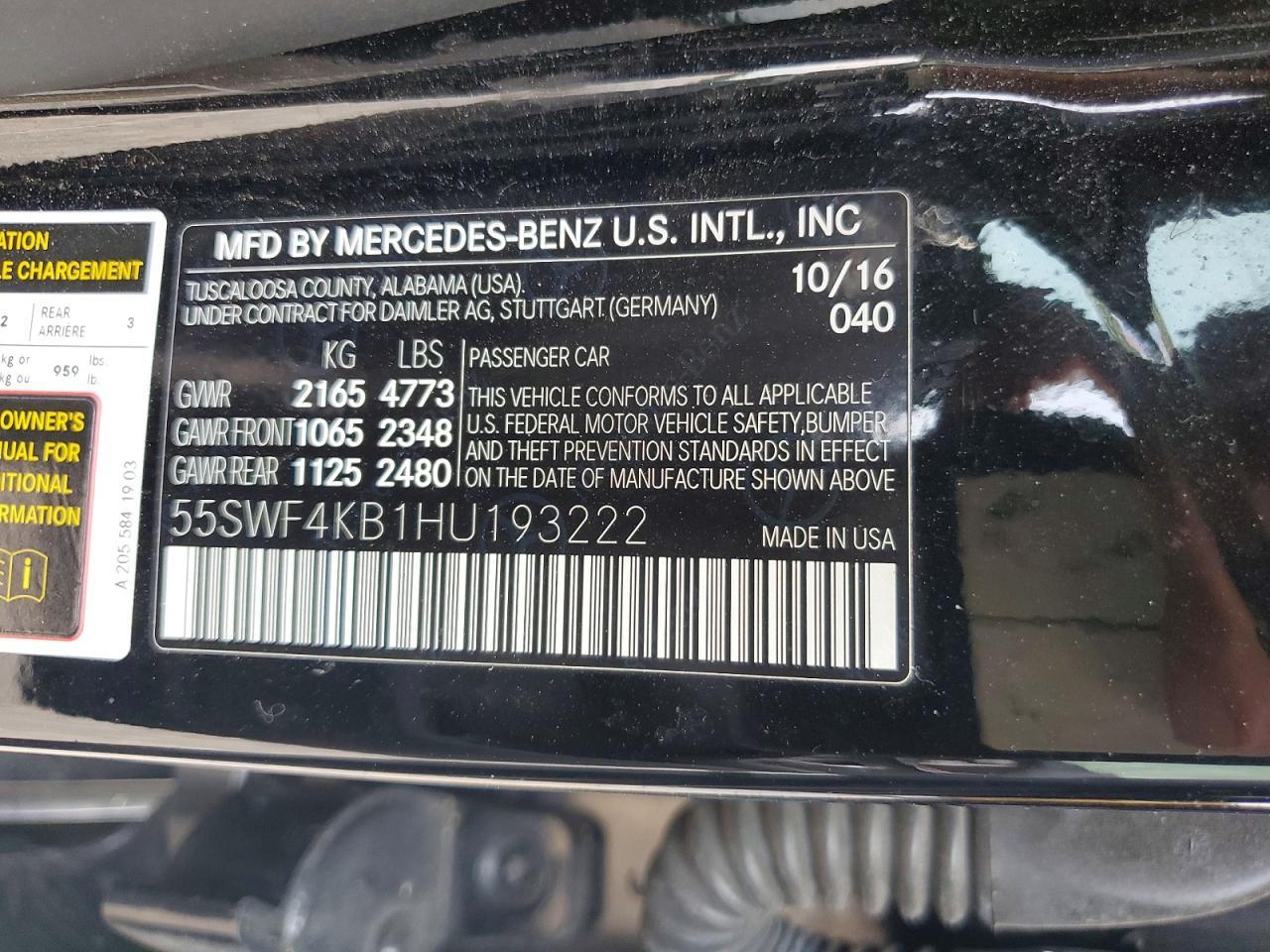 2017 Mercedes-Benz C 300 4Matic - zdjęcie 12