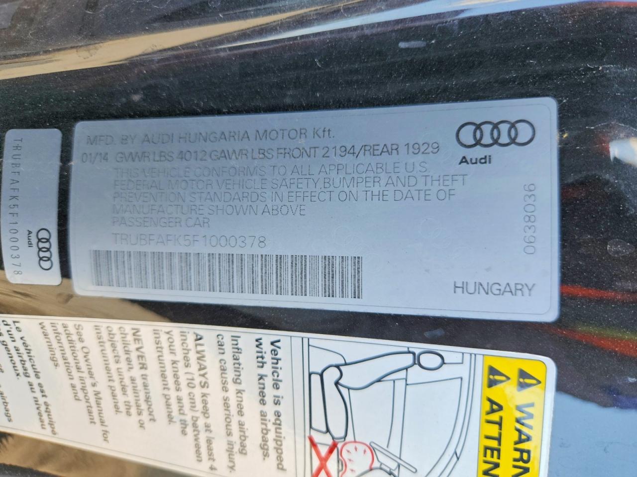 2015 Audi Tt - zdjęcie 12