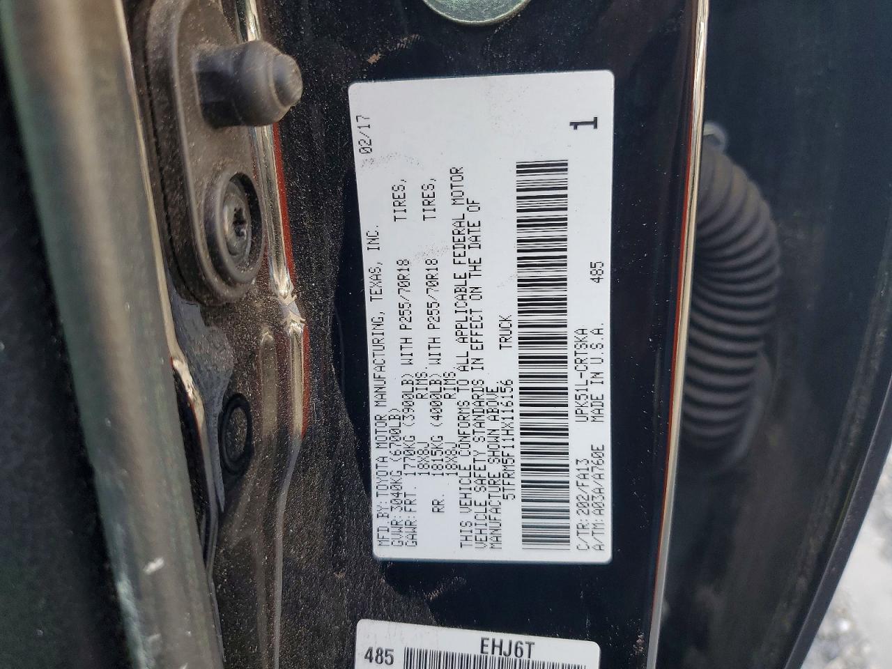 2017 Toyota Tundra Sr - zdjęcie 12