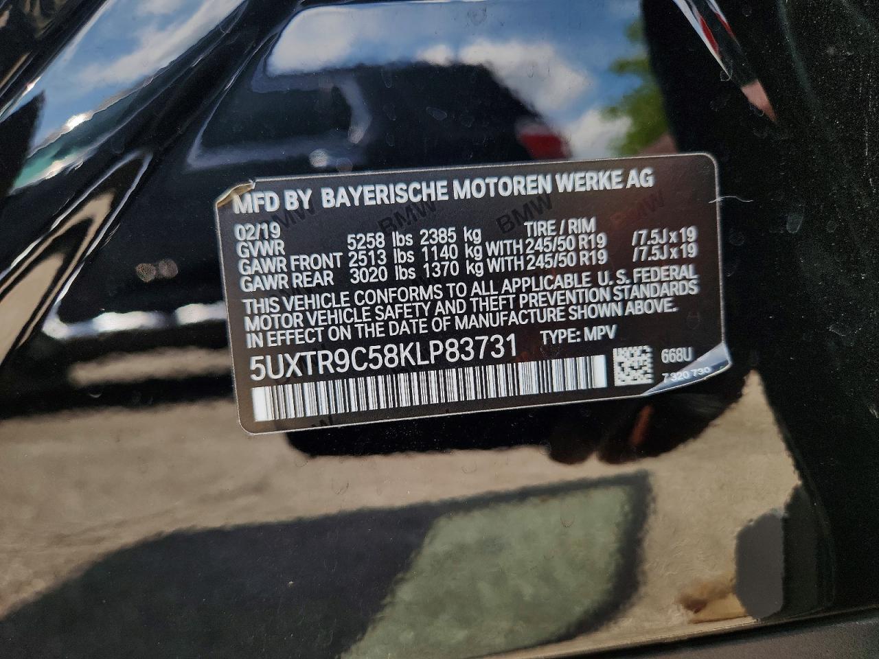 2019 BMW X3 xDrive30I - zdjęcie 13