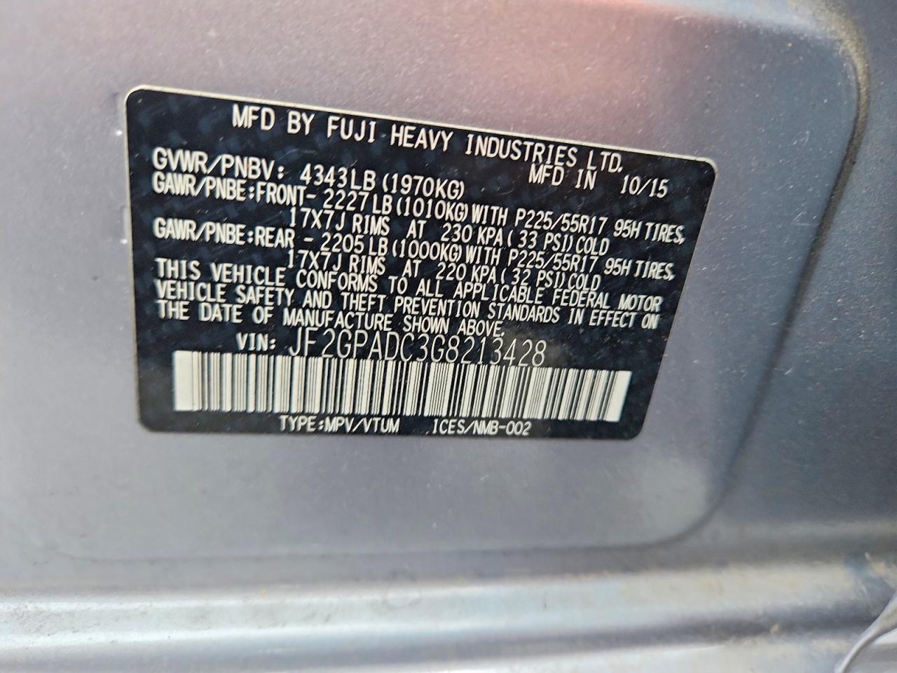 2016 Subaru Crosstrek Premium - zdjęcie 12