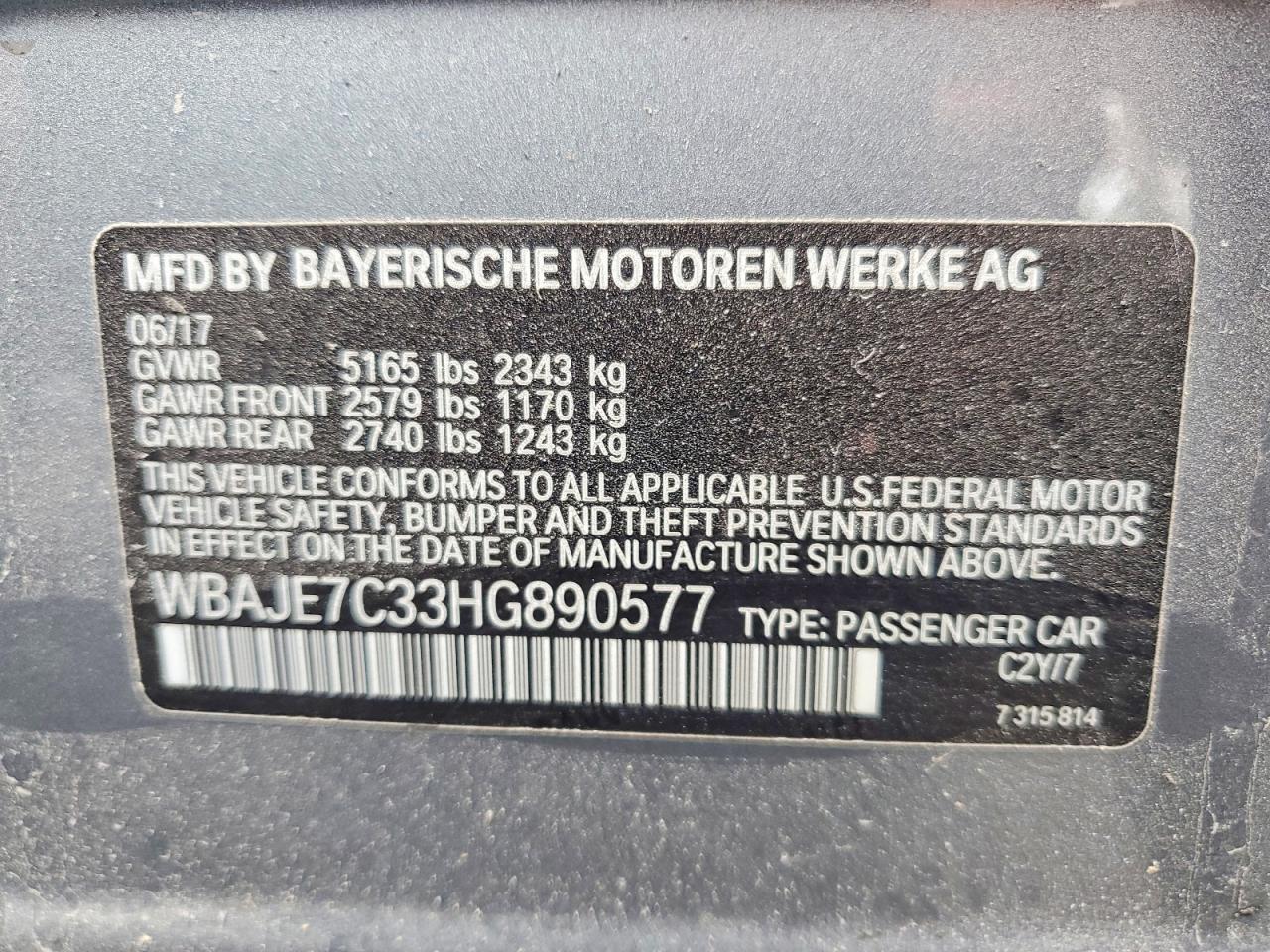 2017 BMW 540 Xi - zdjęcie 12