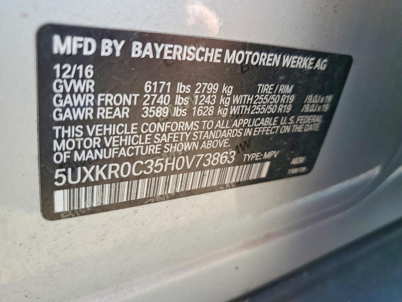 2017 BMW X5 xDrive35I - zdjęcie 13