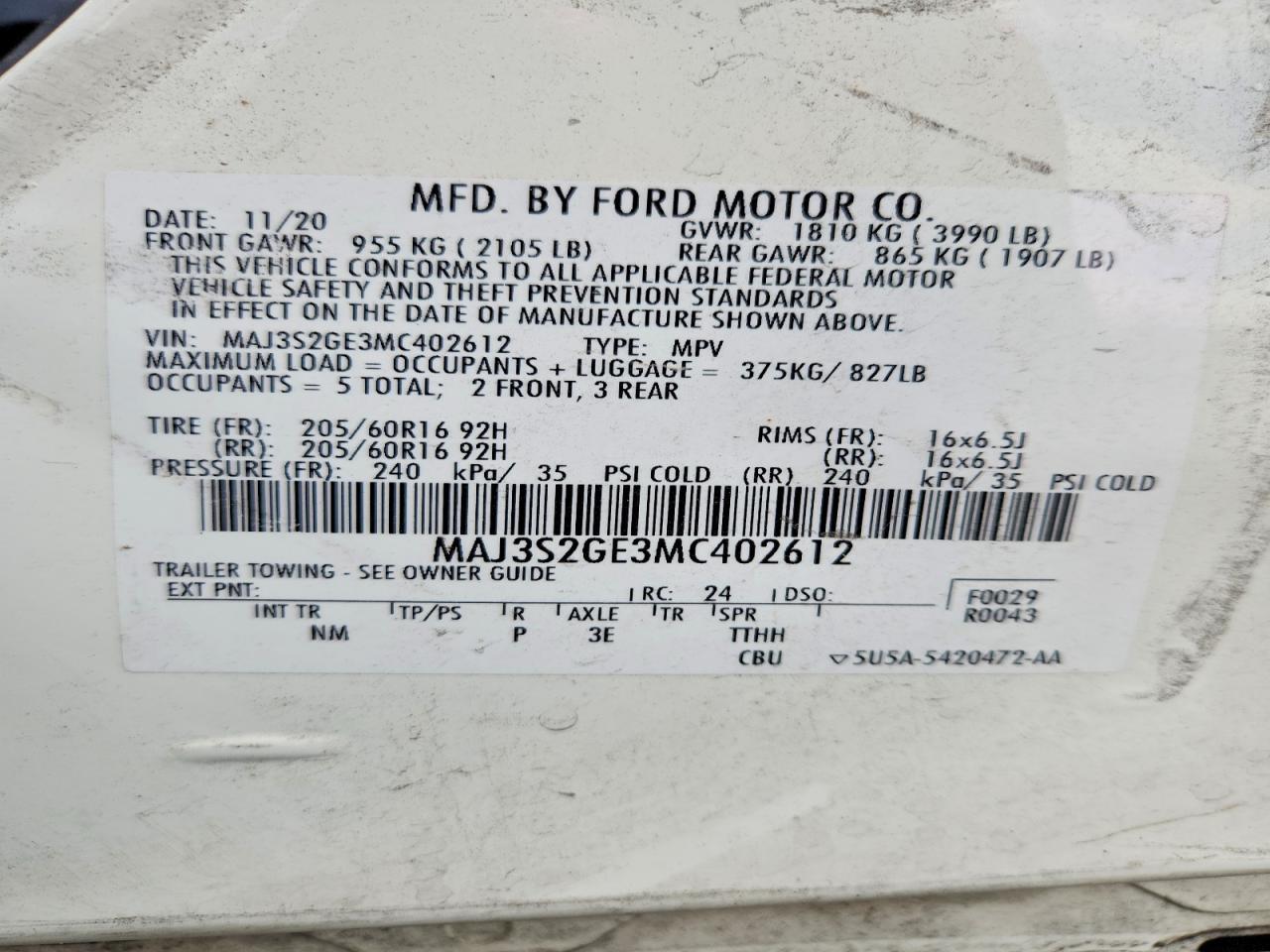 2021 Ford Ecosport - zdjęcie 13