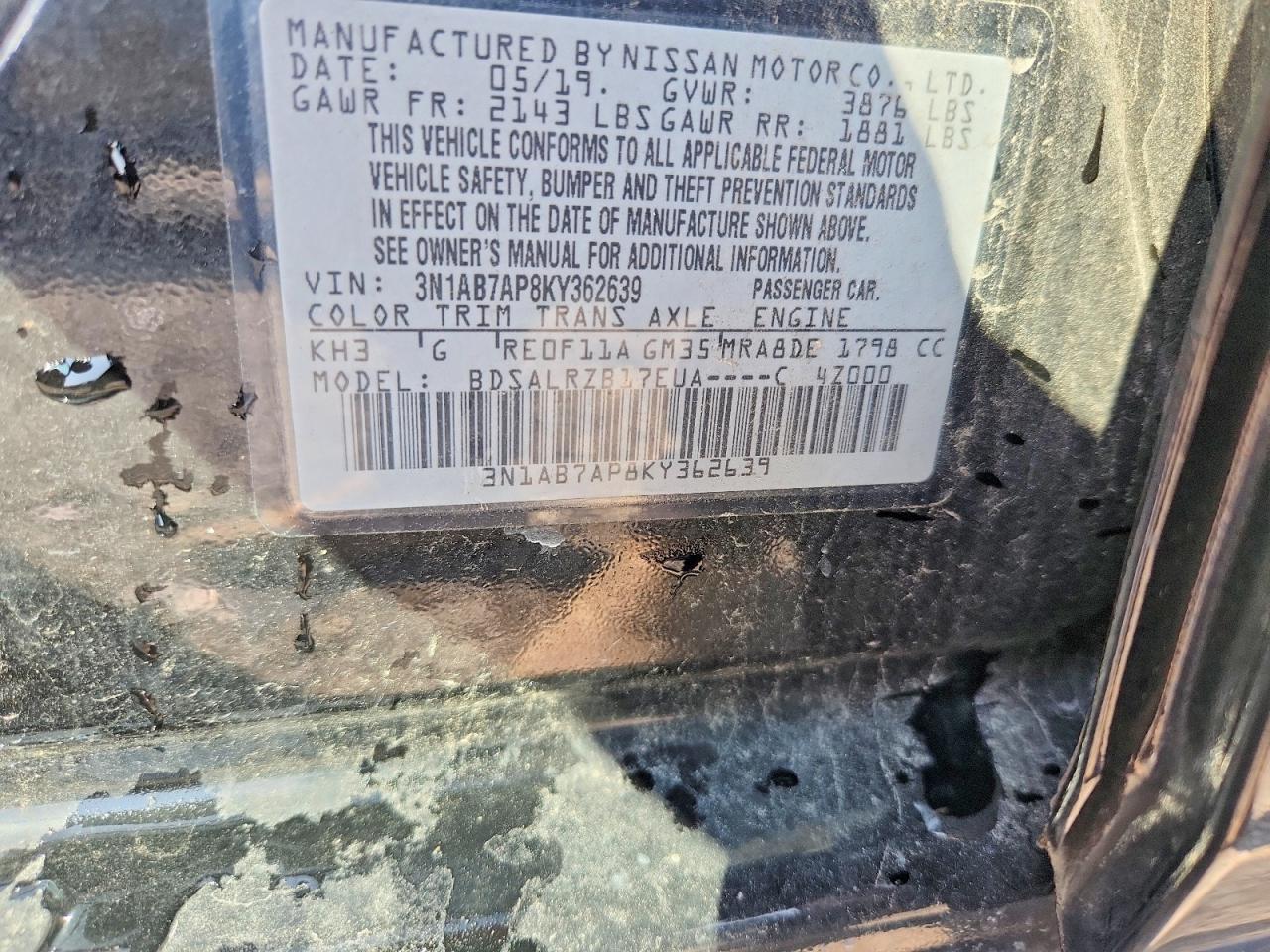 2019 Nissan Sentra Sr - zdjęcie 12