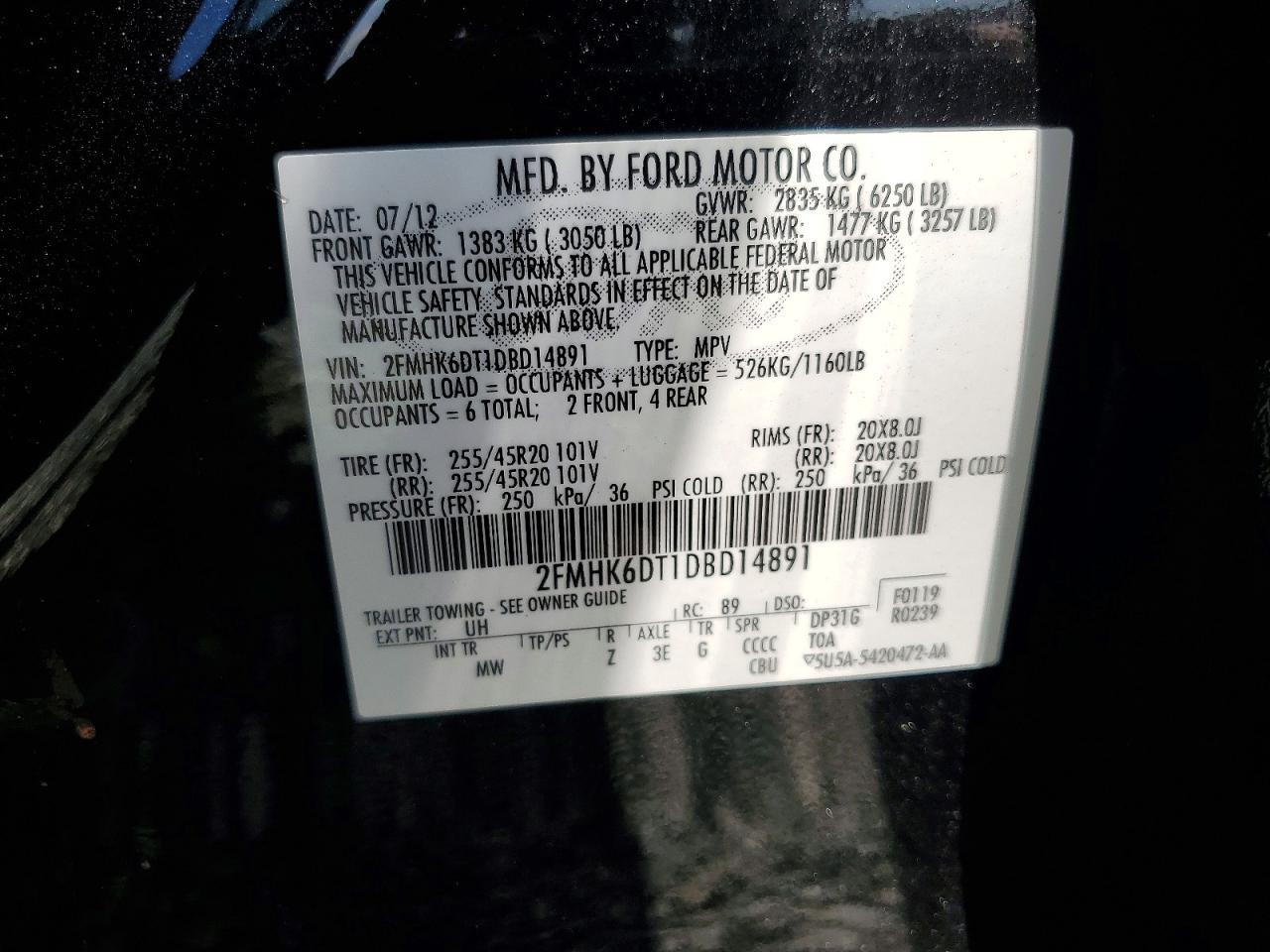 2013 Ford Flex Limited - zdjęcie 13