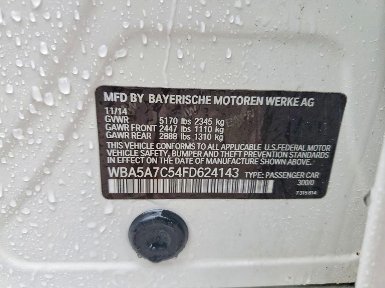 2015 BMW 528 Xi - zdjęcie 12