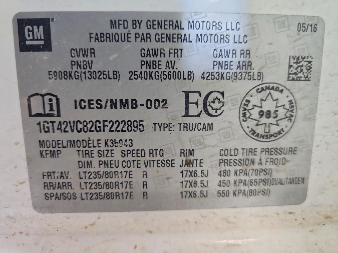 2016 GMC Sierra K3500 - zdjęcie 12